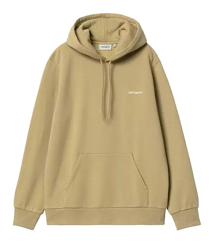 Carhartt Scrip Embroidery Sweat Hoodie / Agate / White