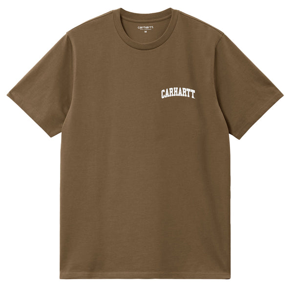 Carhartt University Scripted Tee / Lumber / White