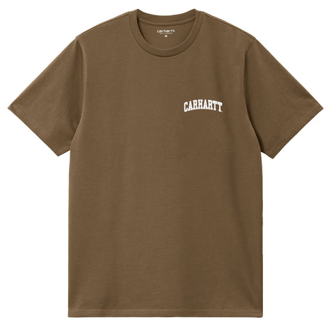 Carhartt University Scripted Tee / Lumber / White