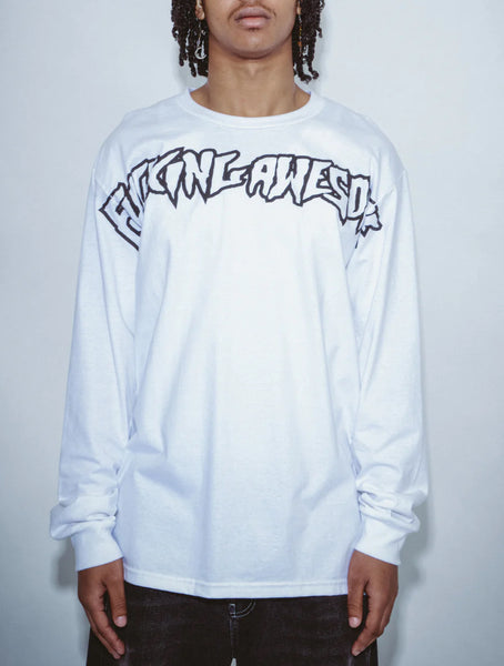 Fucking Awesome Big Stamp LS Tee / White