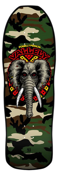 Powell Peralta Pro Mike Vallely Elephant Camo Deck 10"