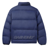 Cash Only Coordinates Reversible Puffer Jacket / White / Navy