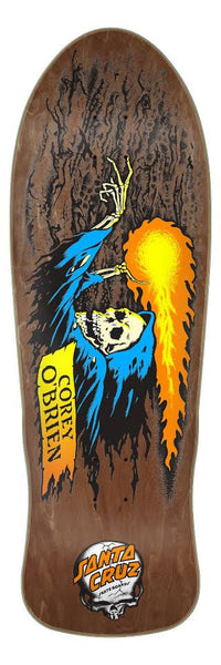 Santa Cruz Corey Obrien Reaper Reissure Skateboard Deck 9.85”