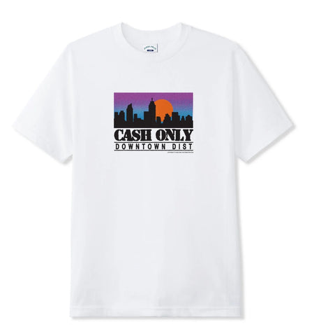 Cash Only Skyline Tee / White