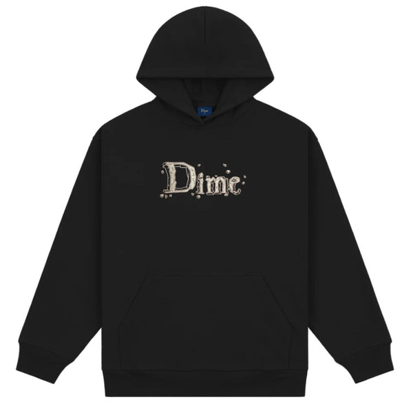 Dime Classic Stone Hoodie / Black