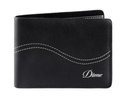 Dime Cursive Bifold Wallet / Black