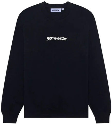 Fucking Awesome Little Stamp Crewneck / Black