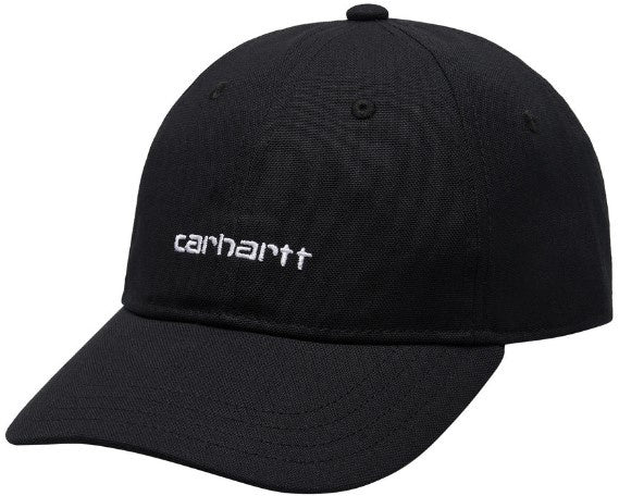 Carhartt Canvas Script Hat / Black / White