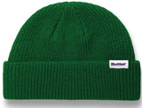 Butter Goods Wharfie Beanie / Forest / White Label