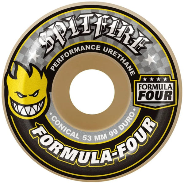 Spitfire F4 99 Duro Conical Wheels 52mm