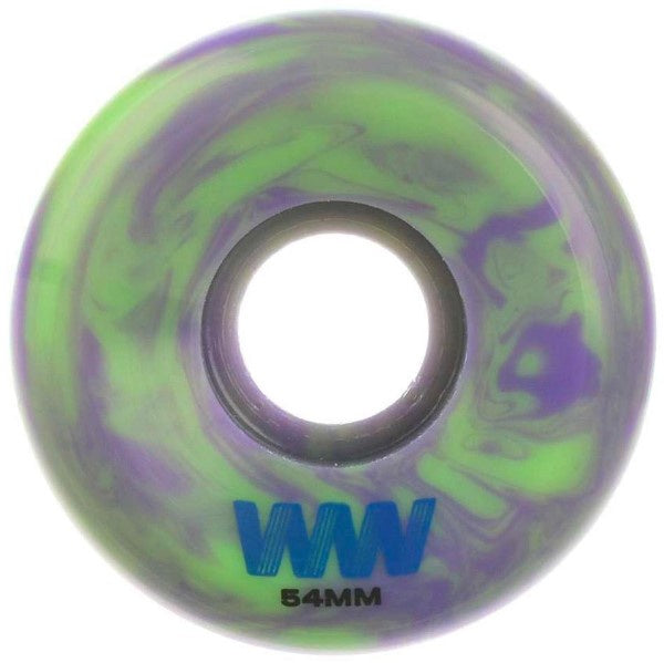 Wayward Green / Purple Swirl Wheels 54mm 83B