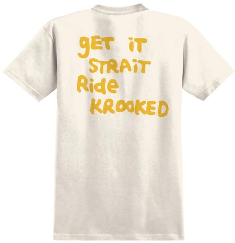 Krooked Strait Eyes Tee / Cream