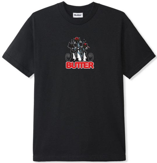 Butter Goods Cats Tee / Black