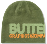 Butter Goods Program Skully Beanie / Army