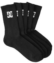 DC SPP Crew Socks 5 Pack / Black