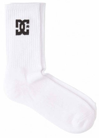 DC SPP Crew Socks 5 Pack / White