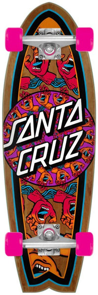 Santa Cruz Mandala Hand Shark Cruiser Complete 8.8"