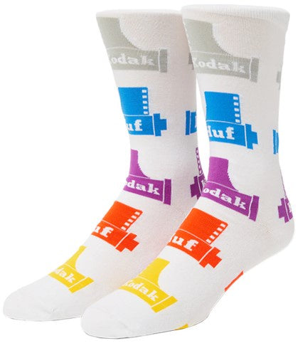 Huf x Kodak Crew Sock / White