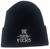 Fucking Awesome Sk8 Fucks Cuff Beanie / Black