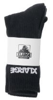 XLarge 91 Sock 3 Pack / Black