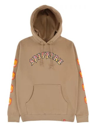 Spitfire Old E Bighead Fill Sleeve Hoodie / Sandstone