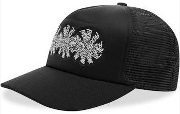Fucking Awesome Spiral Trucker Hat / Black