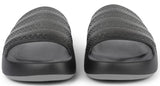 Dime x Adidas Ayoon Slides / Black / Grey