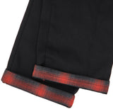 Dickies x Spitfire Flannel Cuff Pants / Black