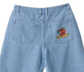 Xlarge Bull Denim 91 EMB Apple Pants / Mid Blue