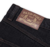 Passport Workers Club Jean Shorts / Washed Black