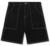 Cash Only Crown Denim Shorts / Raw Black