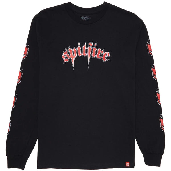 Spitfire Venom Bighead Fill L/S Tee / Black