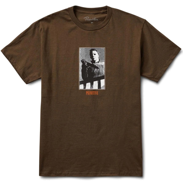 Primitive x Halloween Slasher Tee / Brown