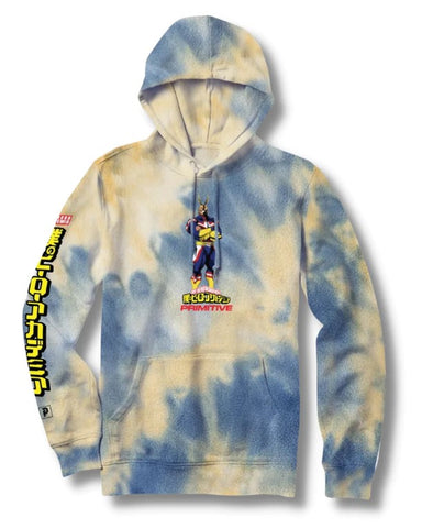 Primitive x My Hero Acadamia All Might Hoodie / Tyedye