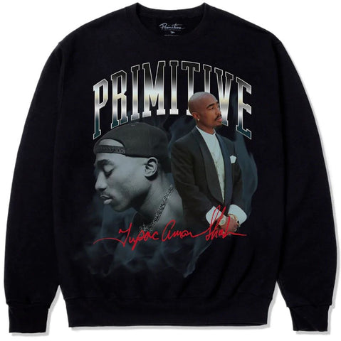 Primitive x Tupac Legend Crew / Black