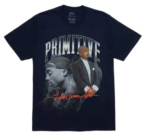 Primitive x Tupac Legend Tee / Navy