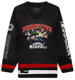 Primitive x My Hero Academia Hockey Jersey / Black