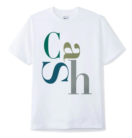 Cash Only Big Letter Tee / White