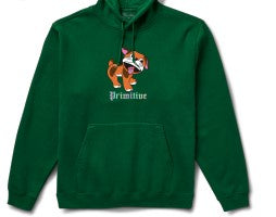 Primitive Treat Hoodie / Dark Green