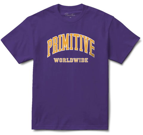 Primitive Collegiate Worldwide Tee / Purple