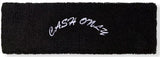 Cash Only Logo Sweatband / Black