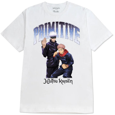 Primitive x Ju Jutsu Kaisen Duo Tee / White