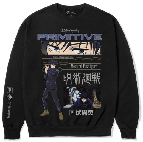 Primitive x Ju Jutsu Kaisen Fushiguro Crew / Black