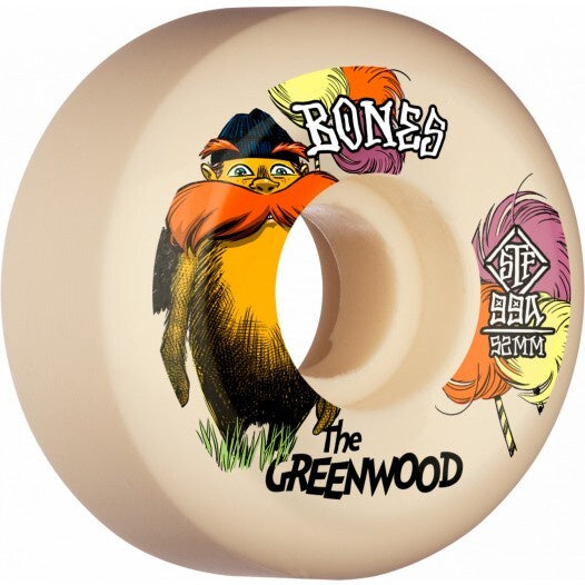 Bones STF Greenwood Side Cut Wheels 54mm